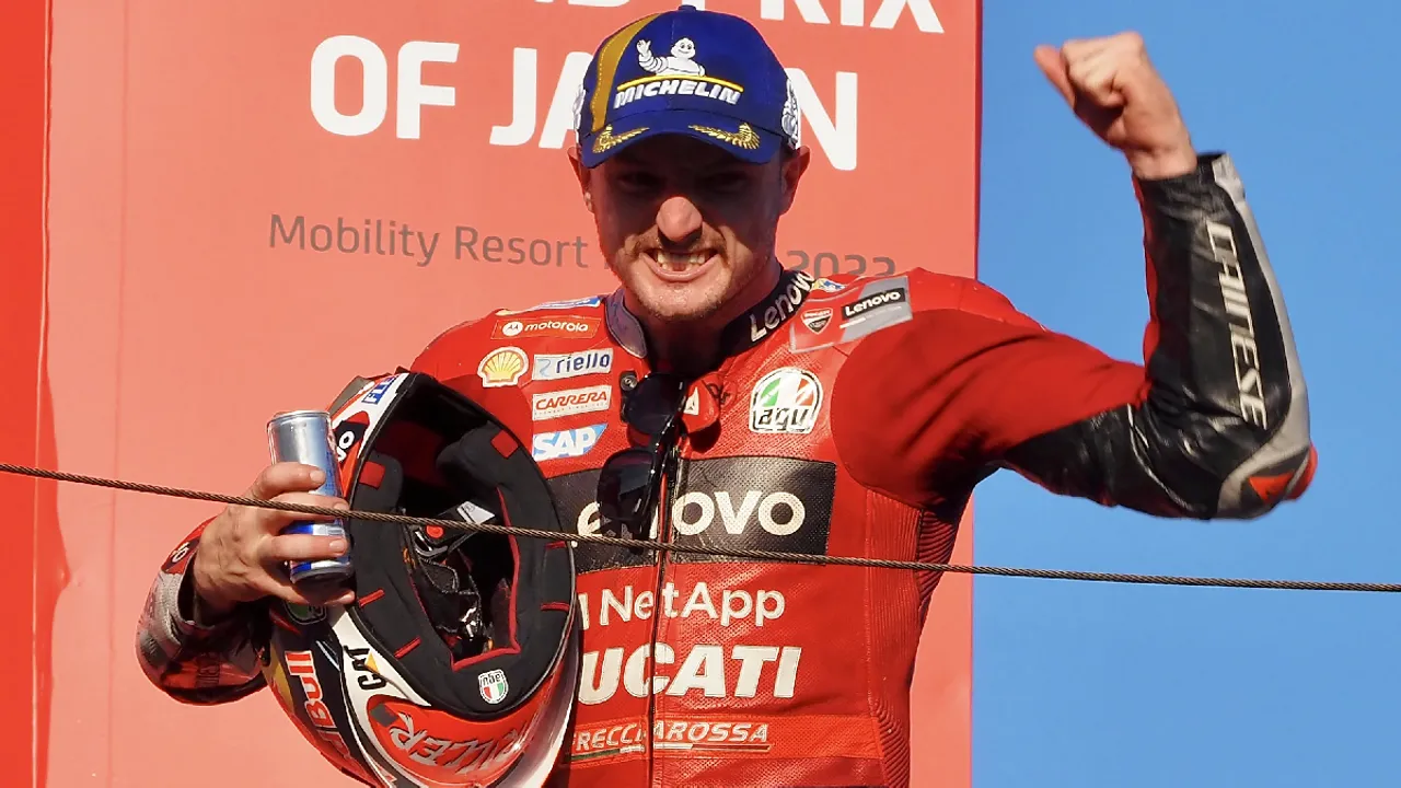  Ducati's Jack Miller won the Japanese Grand Prix. Photograph:(AFP) 