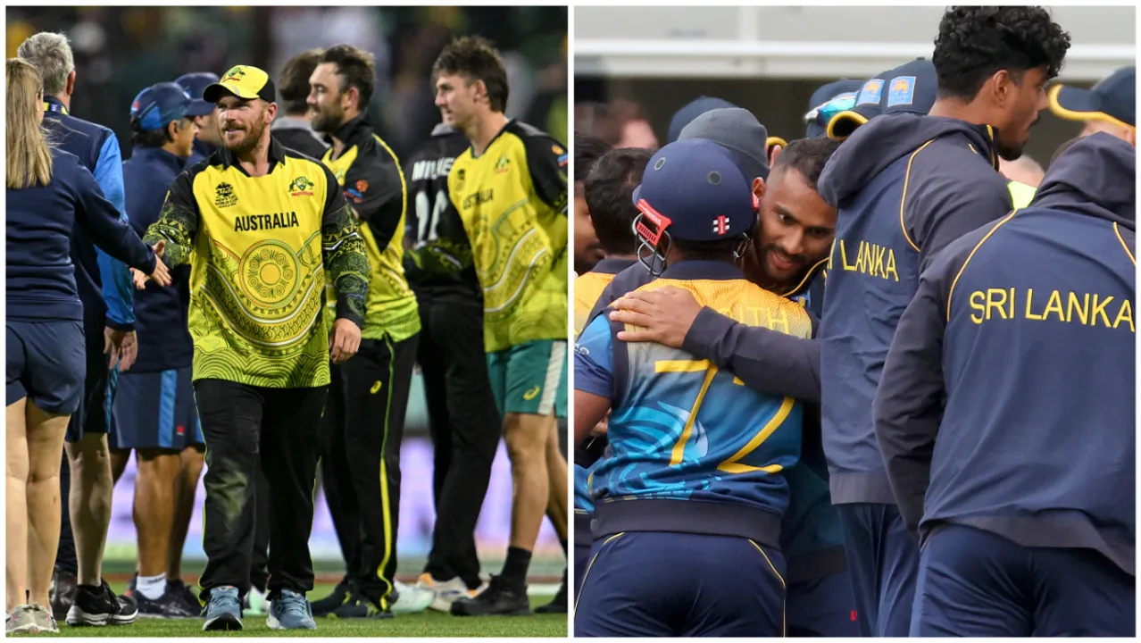  AUS vs SL Live streaming - When and where to watch T20 WC match in India Photograph:(AFP) 