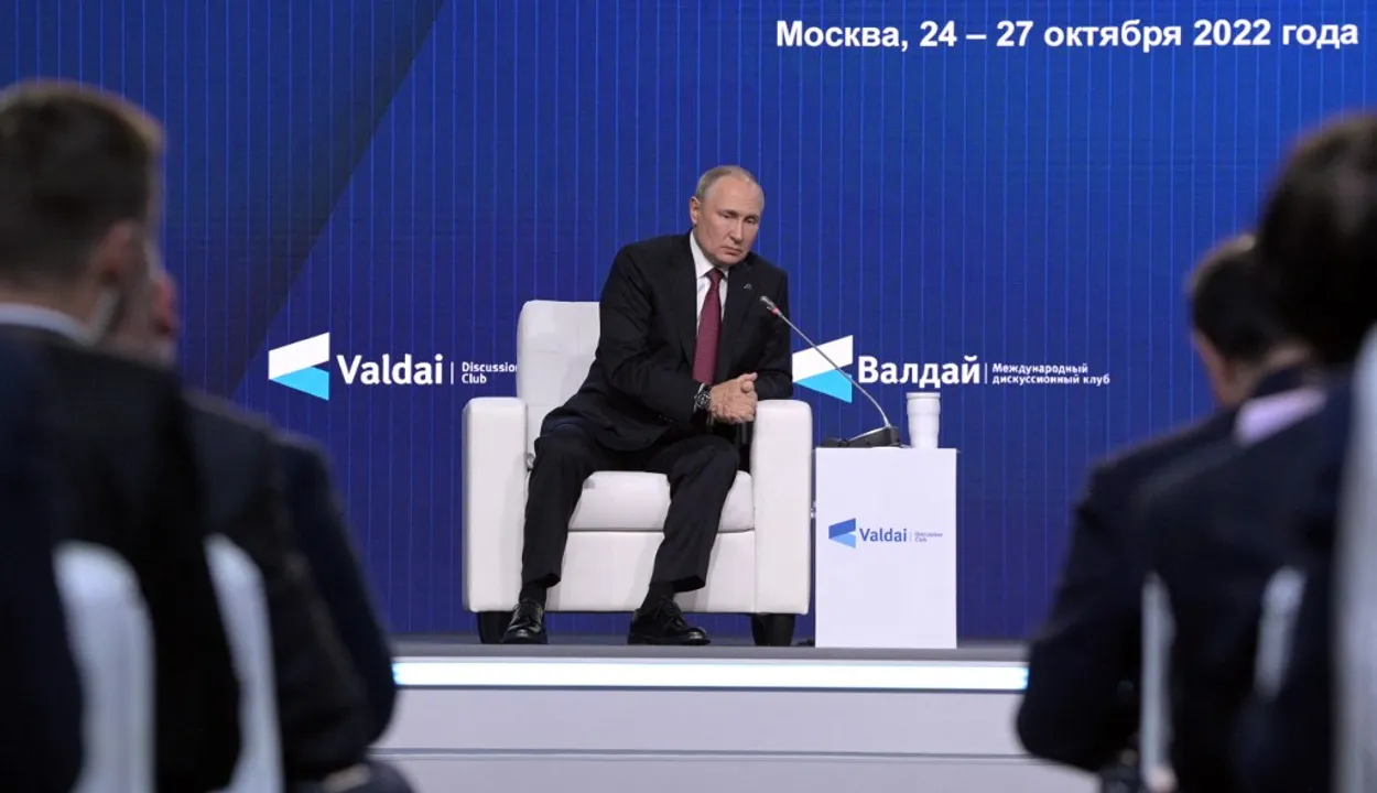  Putin accused US-led West for the Russia-Ukraine conflict  Photograph:(AFP) 
