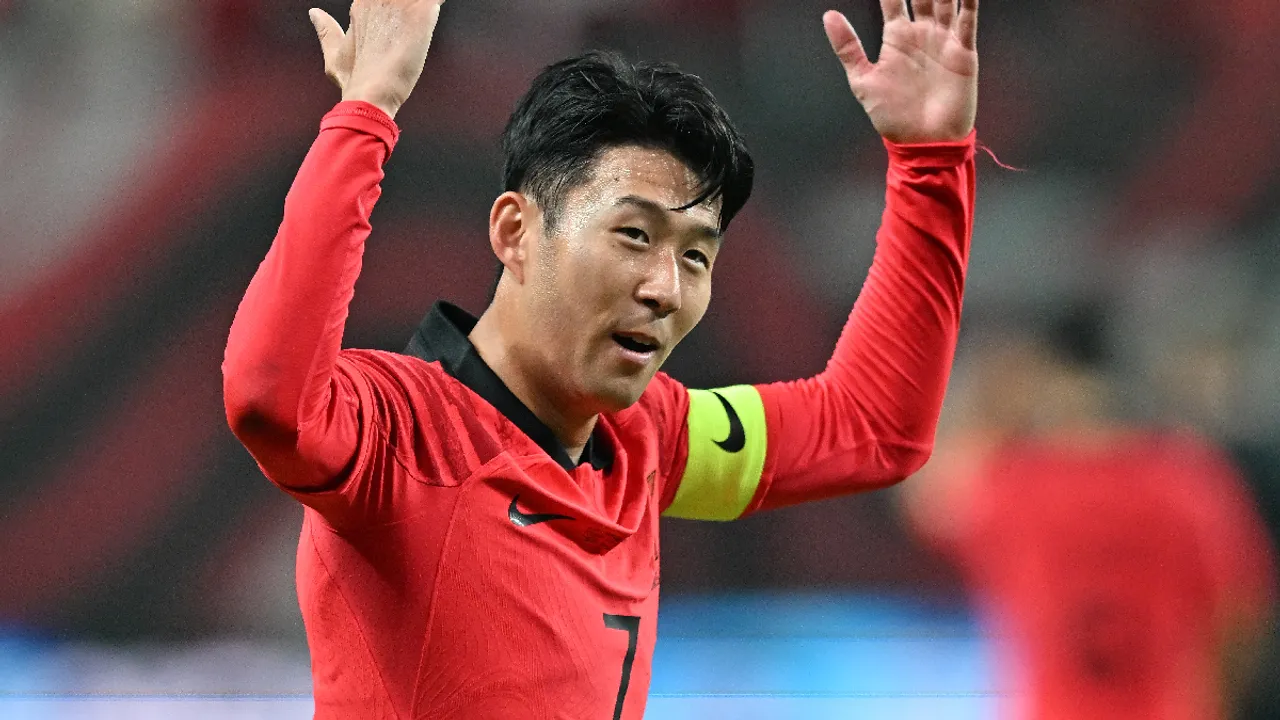  Son has been included in South Korea's squad for FIFA World Cup 2022. Photograph:(AFP) 