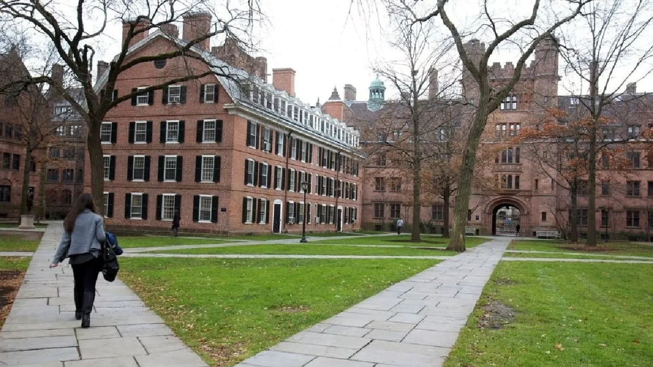  Old Campus at Yale University in New Haven, Connecticut, USA Photograph:(Reuters) 