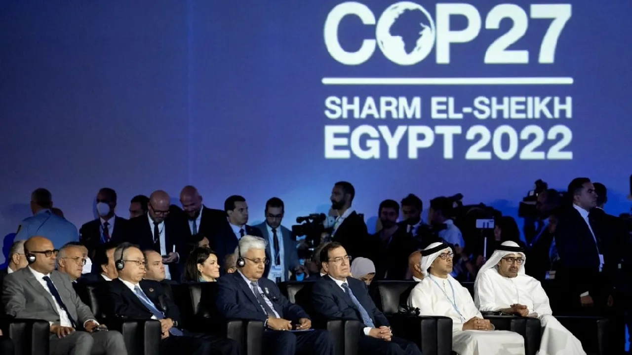  COP27 summit at Sharm El-Sheikh, Egypt Photograph:(Reuters) 