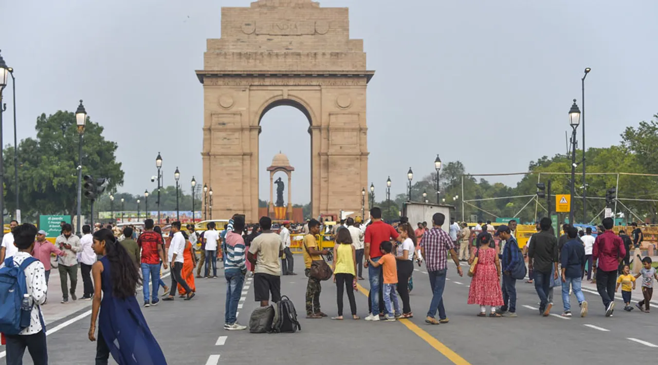  Earthquake in Delhi NCR Photograph:(PTI) 