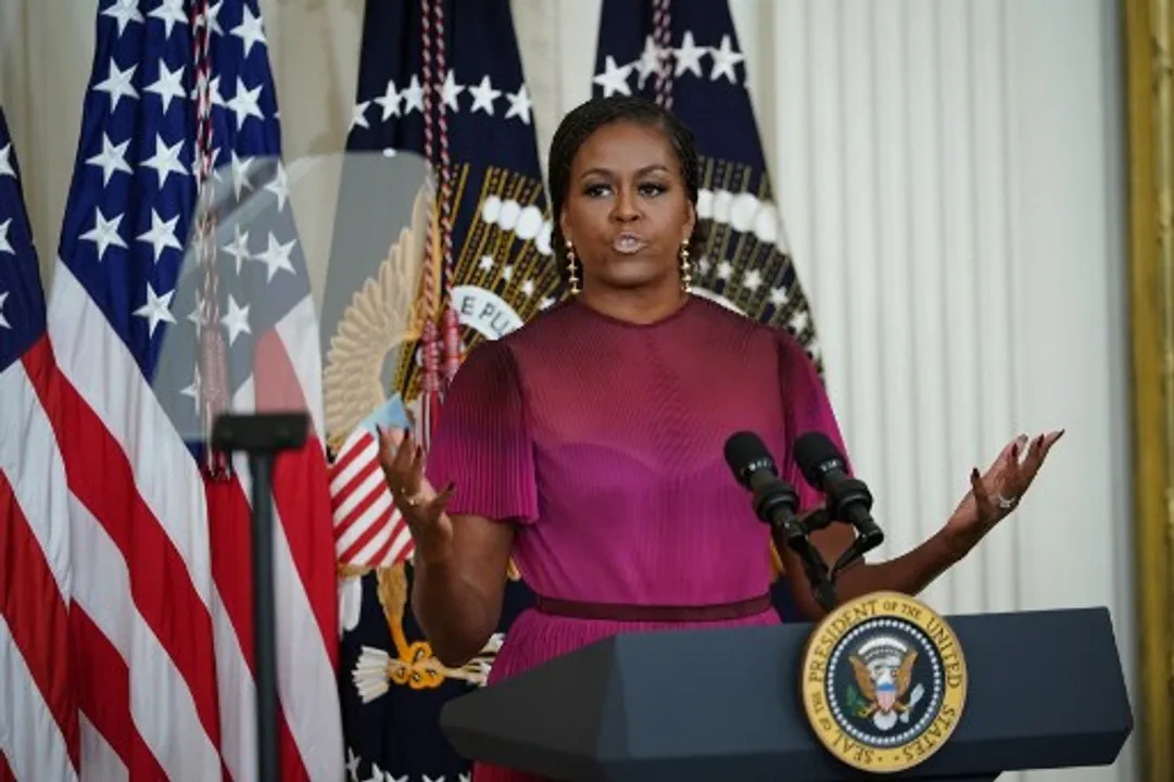  Michelle Obama Photograph:(AFP) 