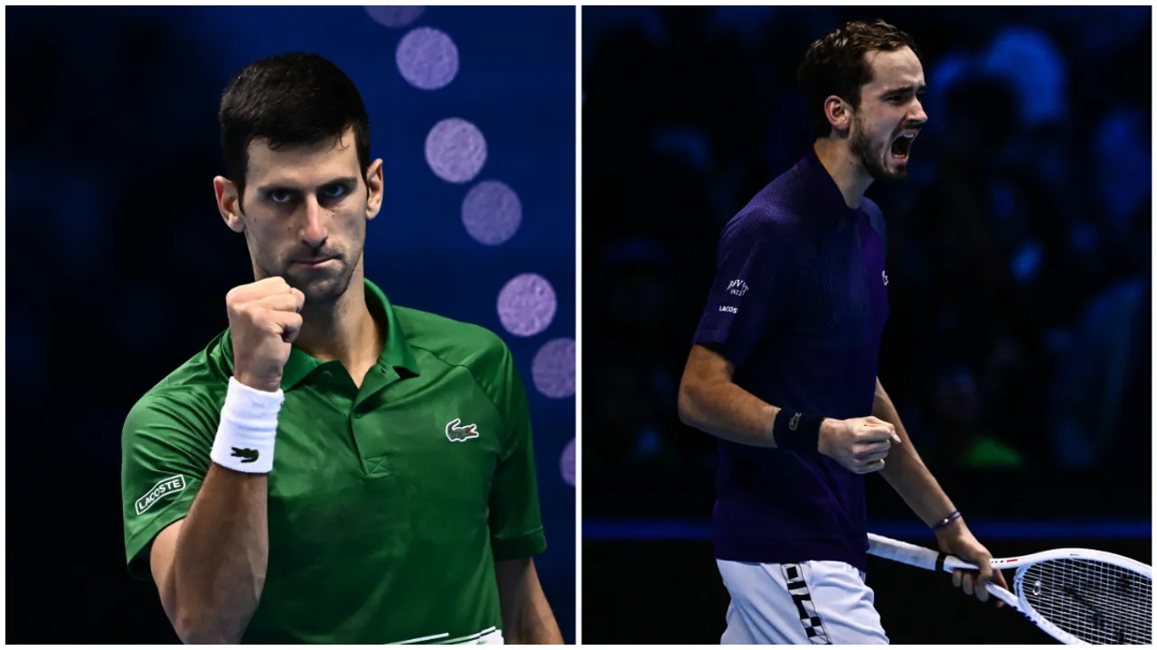  Djokovic vs Medvedev, Live streaming - When and where to watch ATP Finals tie Photograph:(AFP) 