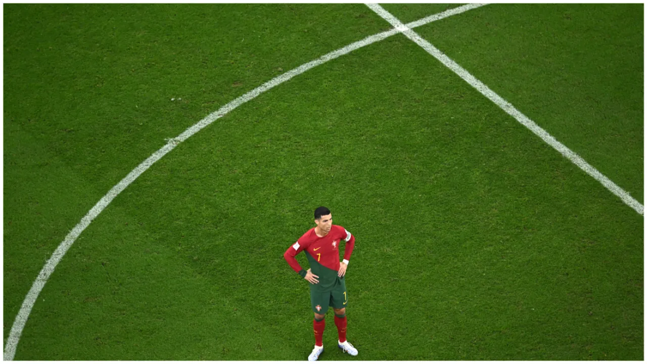  Ronaldo on verge of agreeing to a whopping â¬400m deal with Saudi club - Report Photograph:(AFP) 