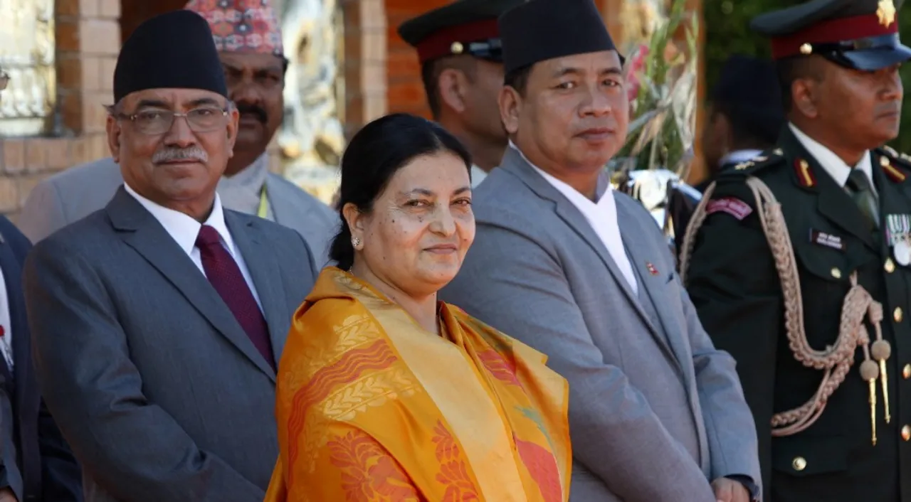  Nepal's President Bhandari asks political parties to form a new government in a week. Photograph:(AFP) 