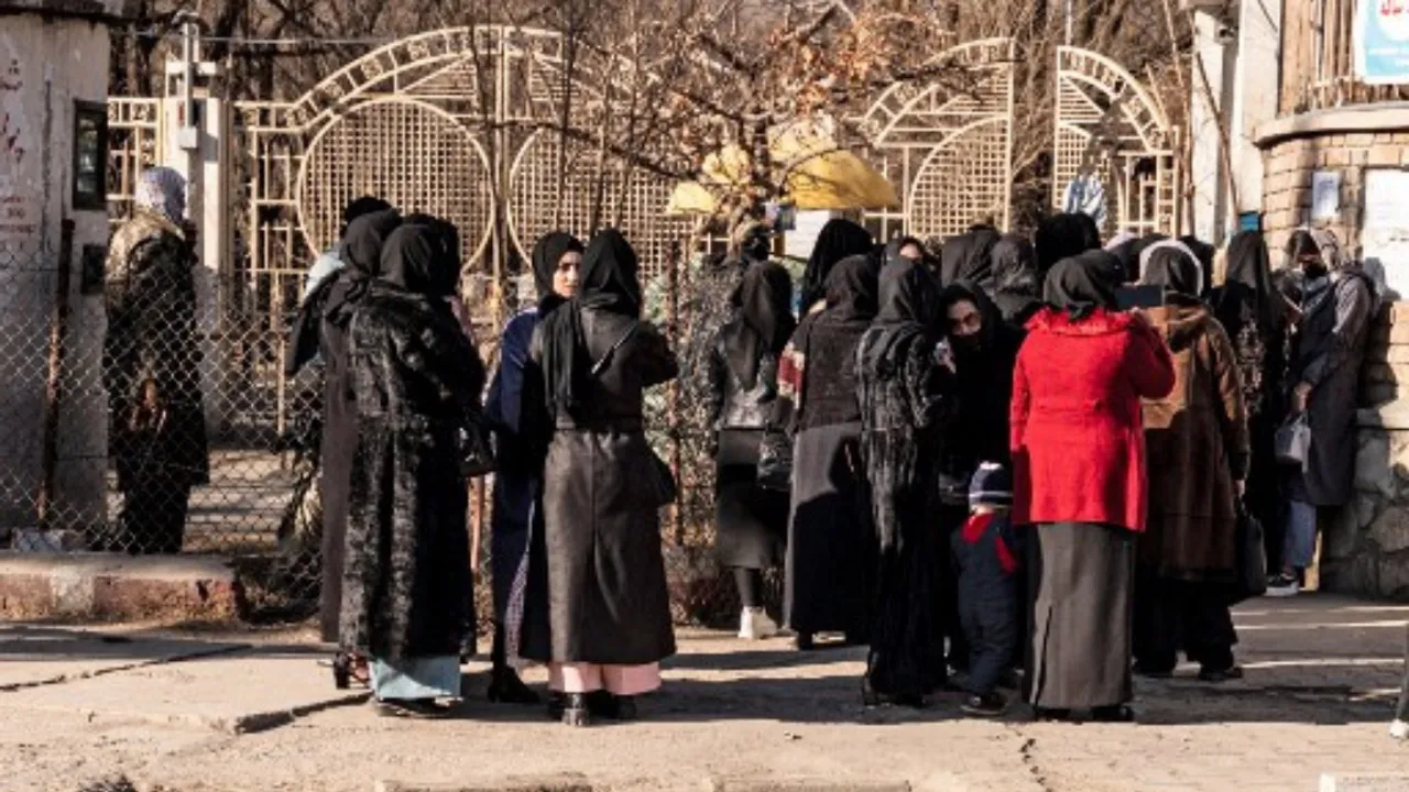  Taliban ban university education for women Photograph:(AFP) 