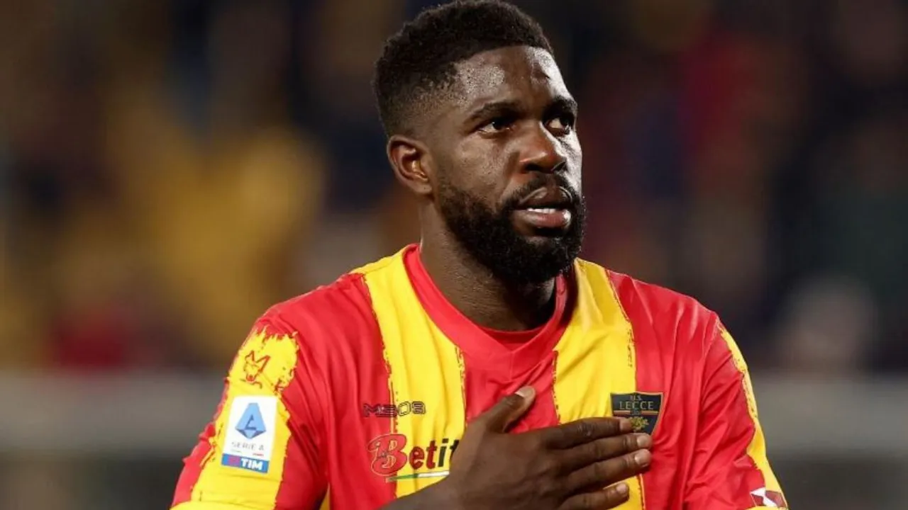  Racist remarks against defender Samuel Umtiti rock Serie A, FIFA takes stand (source - Instagram/@gianni_infantino) Photograph:(Instagram) 