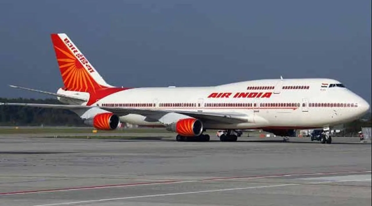  Air India flight Photograph:(PTI) 