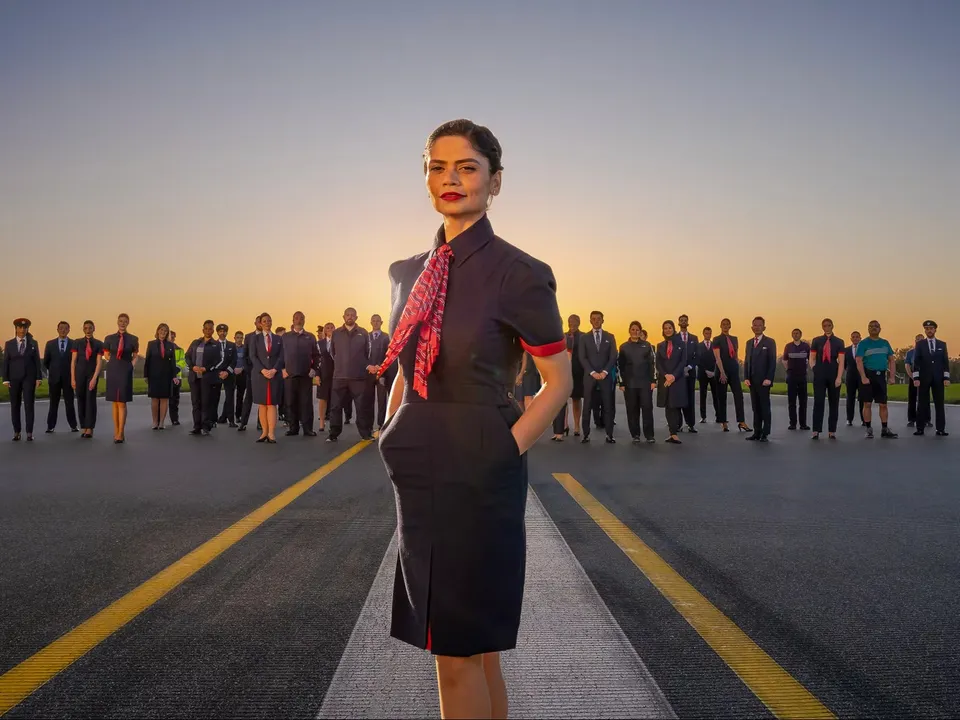  The UK airline hasnât redesigned its uniform since 2004.  Photograph:(Agencies) 
