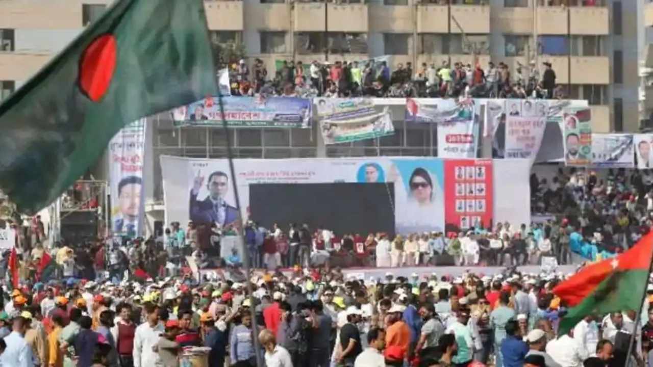  Bangladesh Nationalist Party is demanding PM Sheikh Hasina's resignation Photograph:(AFP) 