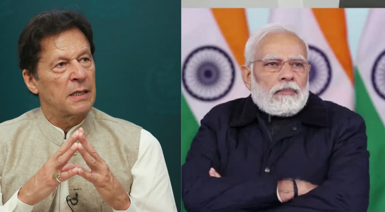  Leaders of Imran Khan-led party share a video of PM Modi, makes a gaffe. Photograph:(Reuters) 