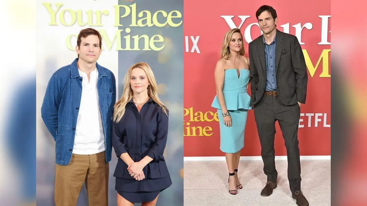  Reese Witherspoon and Ashton Kutcher Photograph:(X) 