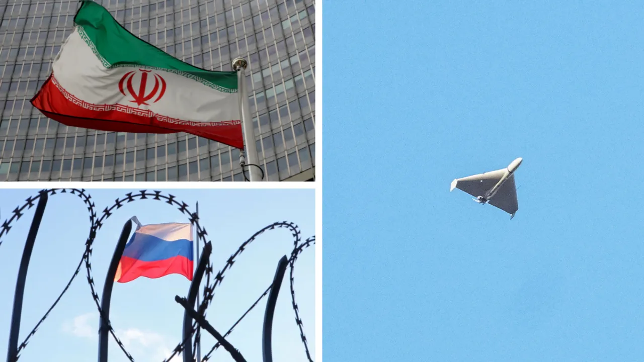  Iranian drones Photograph:(WION Web Team) 