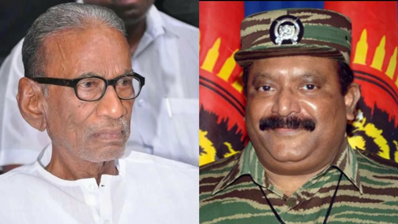  Pazha Nedumaran, Velupillai Prabhakaran Photograph:(X) 