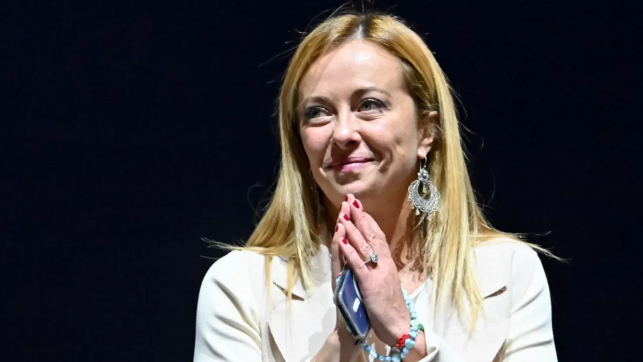  Italy's Prime Minister Giorgia Meloni Photograph:(AFP) 