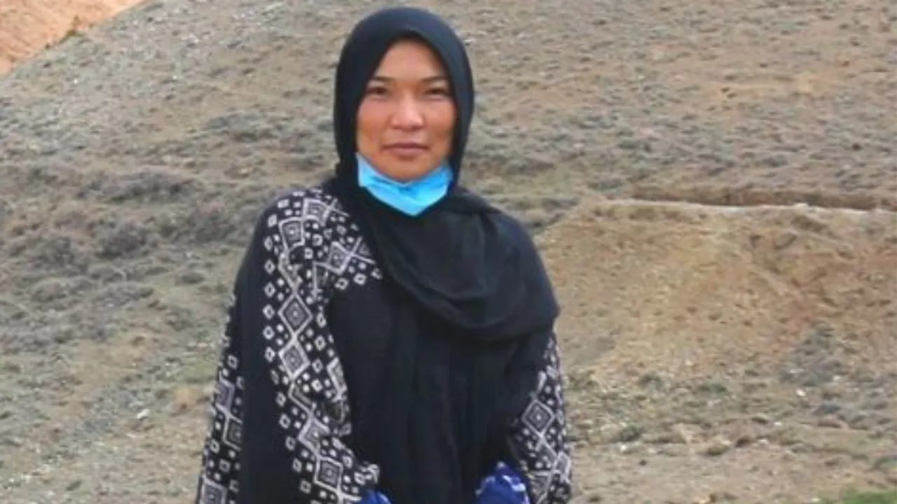  afghan women wins MA gold  Photograph:(X) 