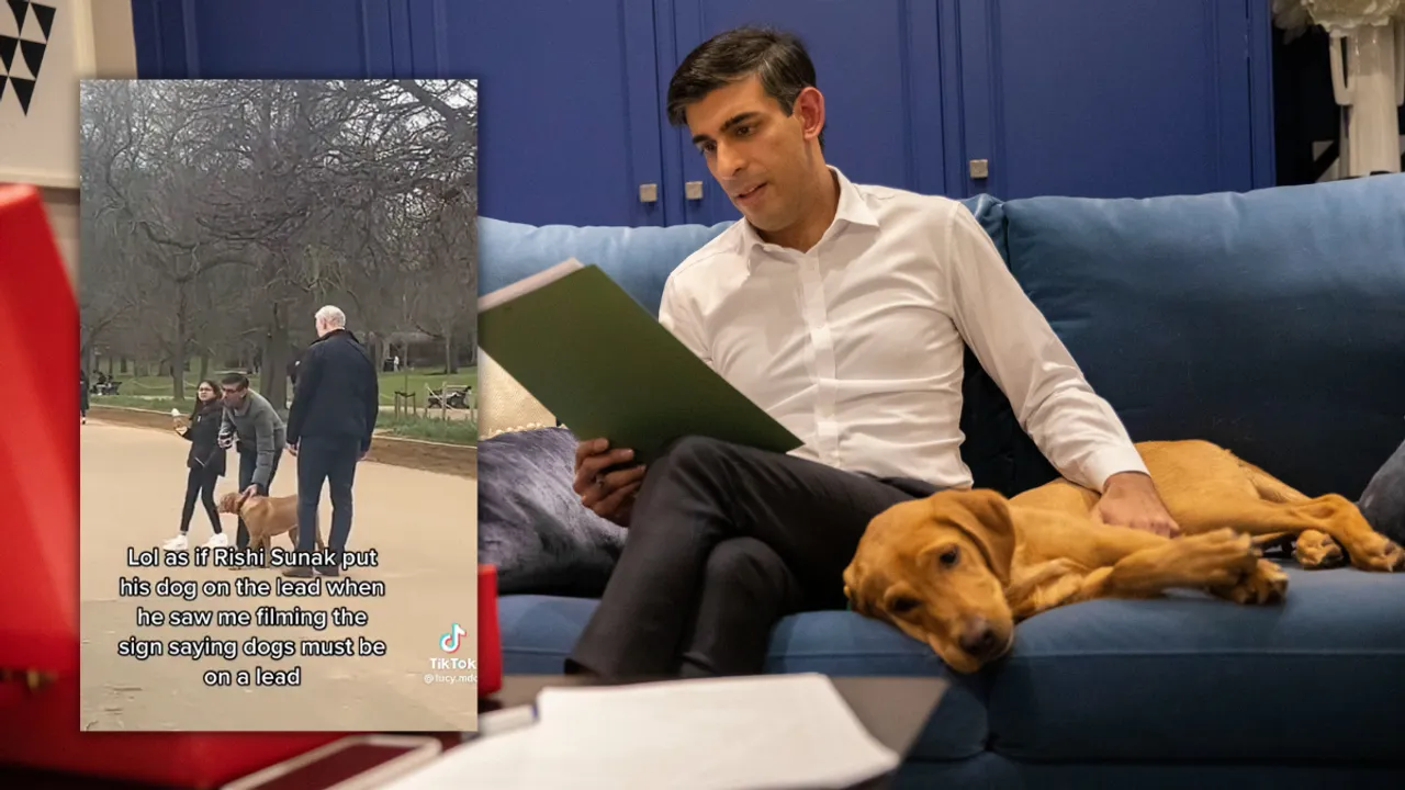  Rishi sunak off the leash Photograph:(WION Web Team) 