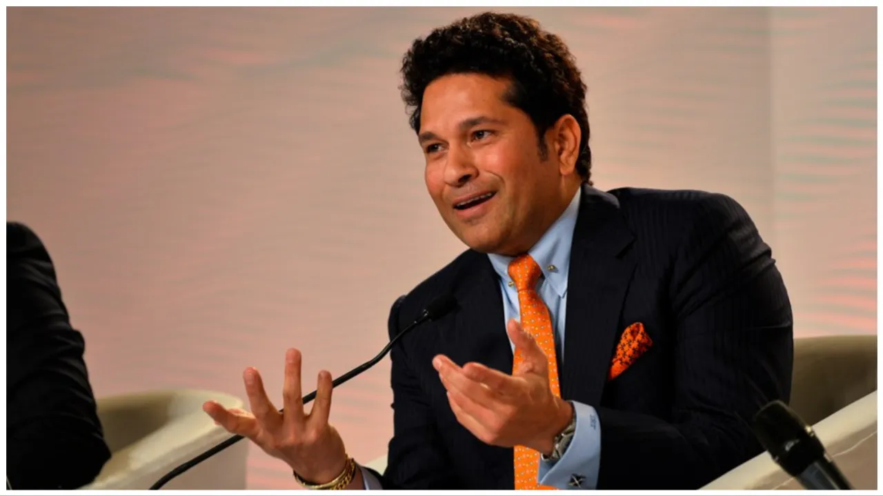  Former India cricketer Sachin Tendulkar Photograph:(AFP) 