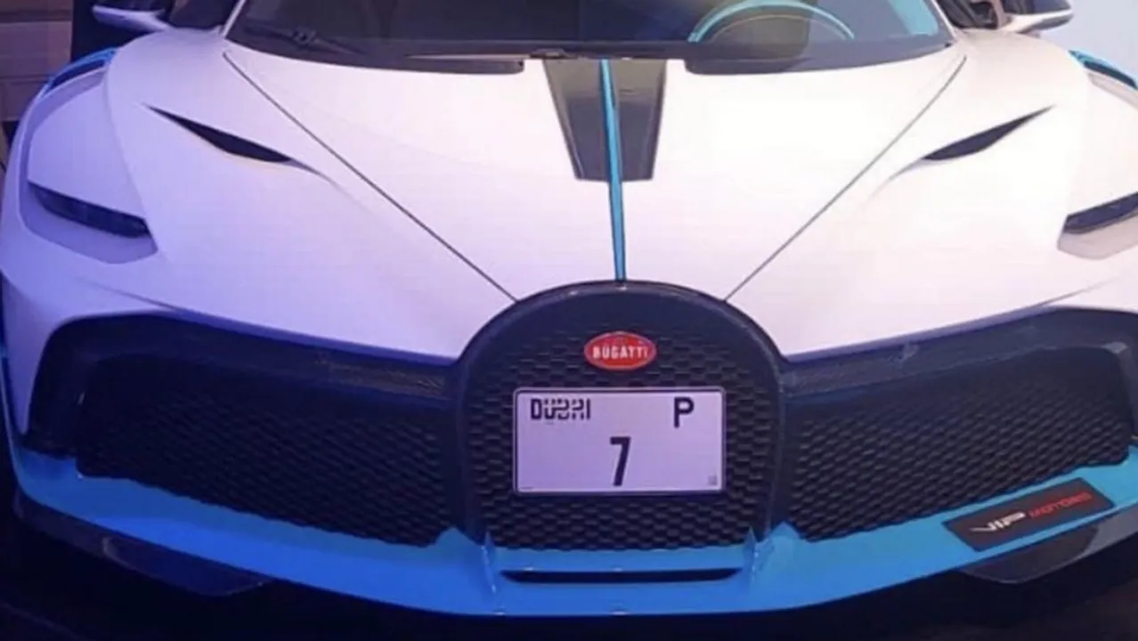  Dubai P7 displayed at the auction  Photograph:(X) 