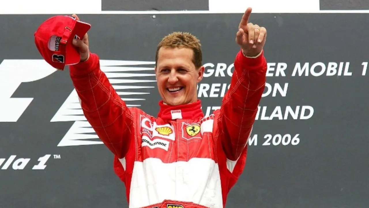  Michael Schumacher during his racing days  Photograph:(AFP) 