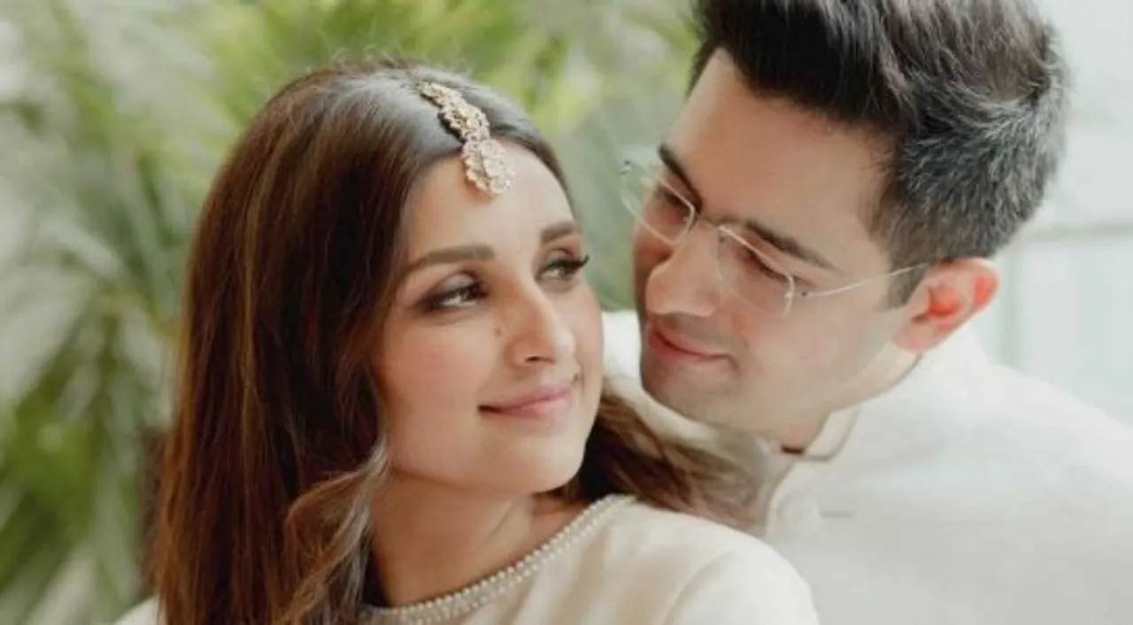  Parineeti Chopra and Raghav Chadha Photograph:(X) 