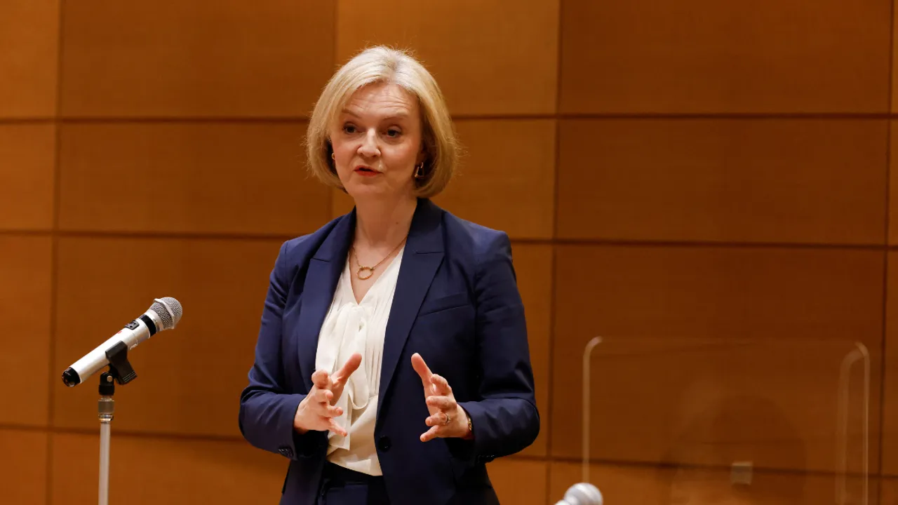  Former UK PM Liz Truss Photograph:(Reuters) 