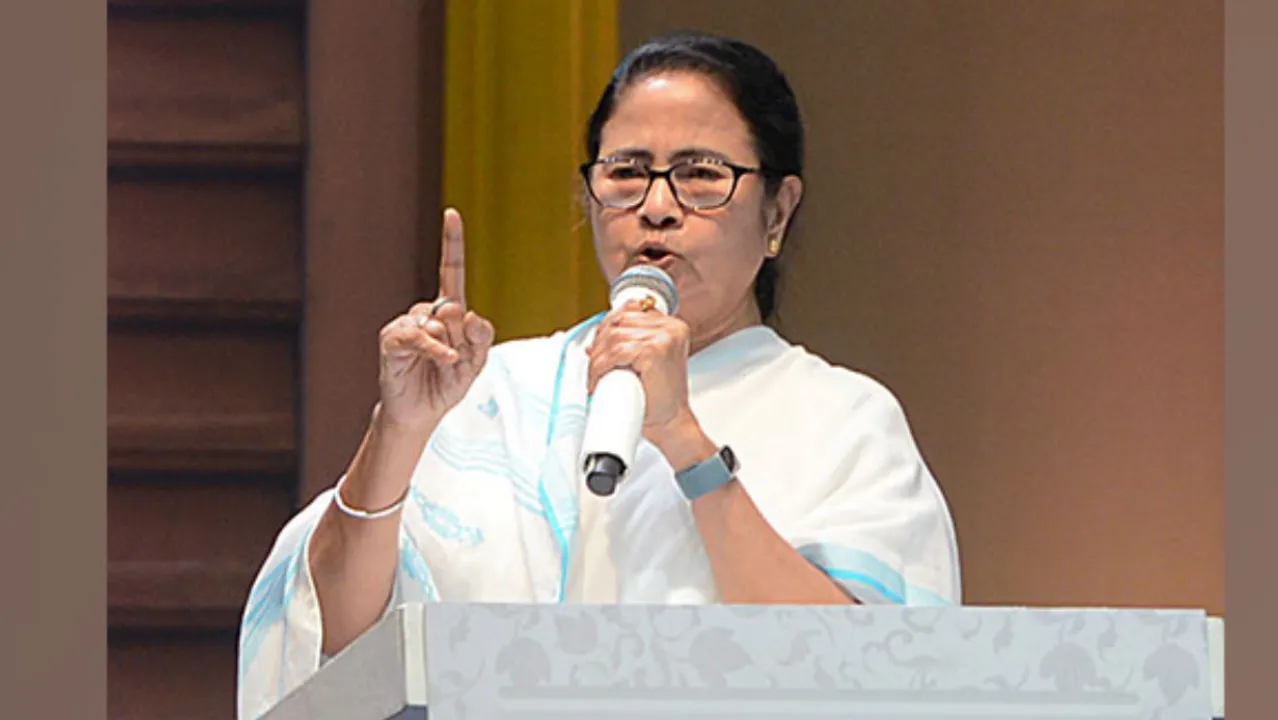  West Bengal Chief Minister Mamata Banerjee Photograph:(ANI) 