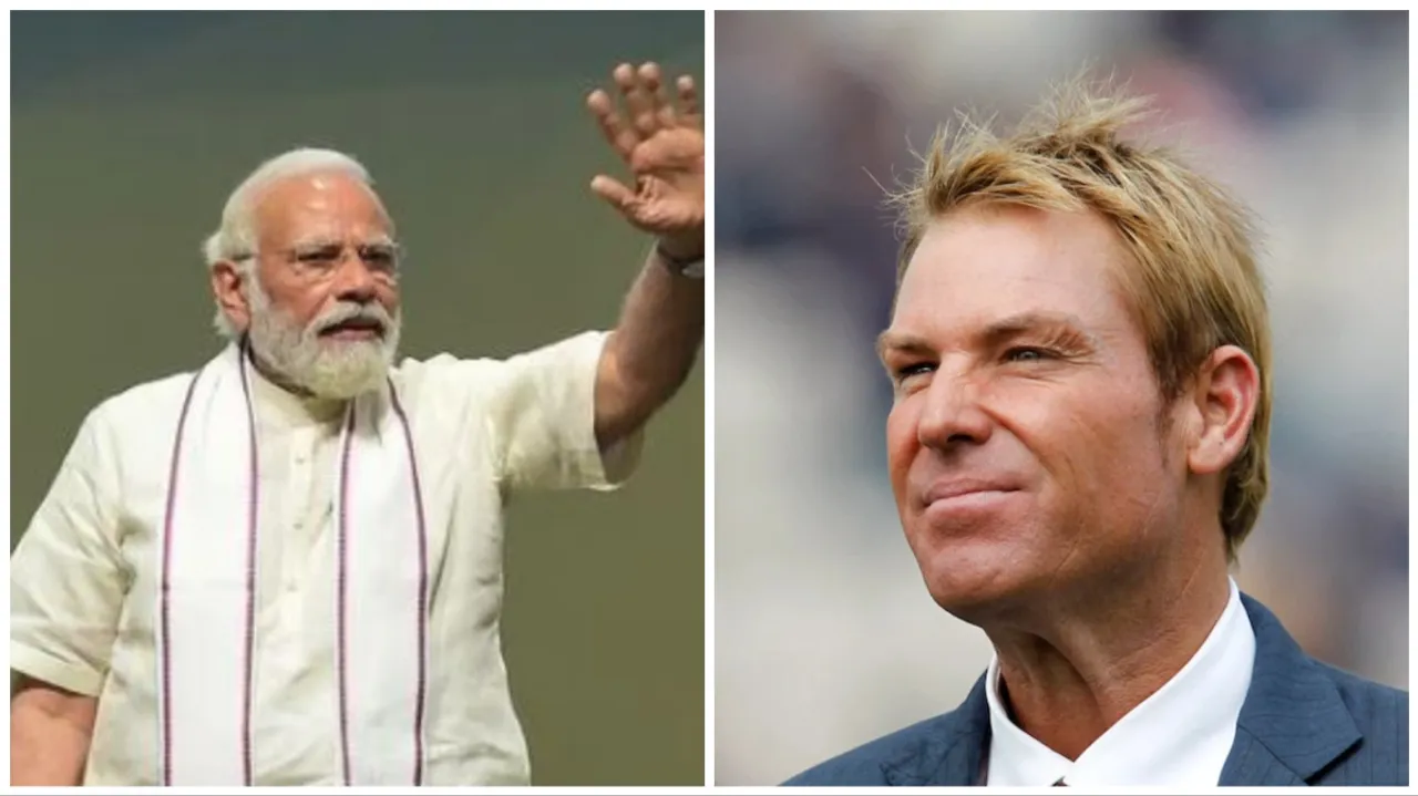  When Warne passed away, it felt like Indians lost their own, says PM Modi Photograph:(AFP) 