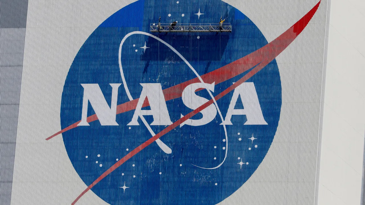  Logo of National Aeronautics and Space Administration (NASA) Photograph:(Reuters) 