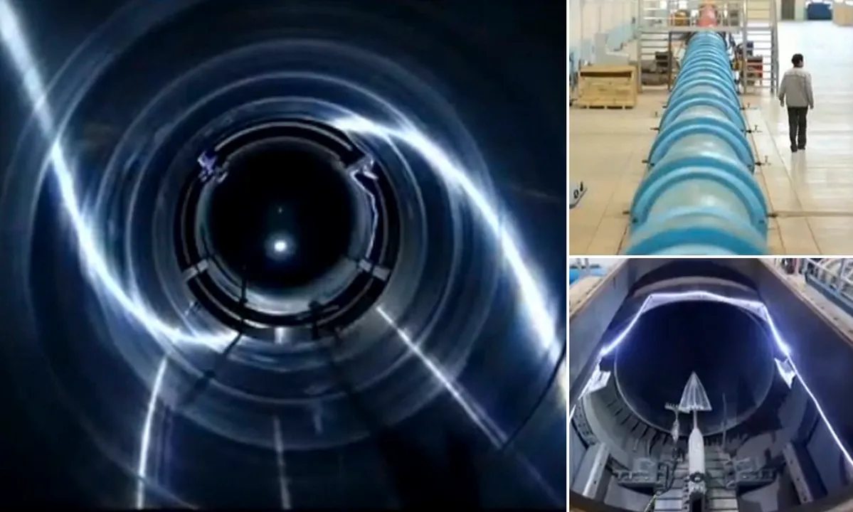  China's powerful hypersonic wind tunnel Photograph:(X) 