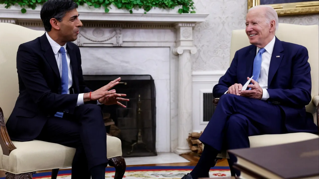  Biden Sunak Photograph:(Reuters) 