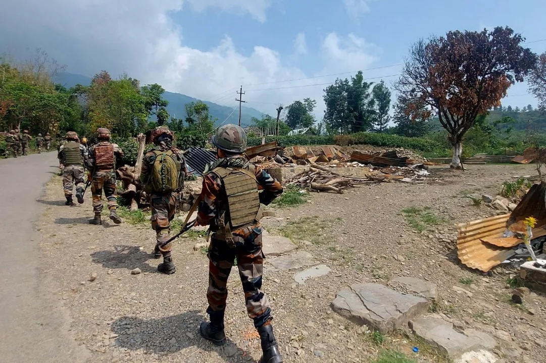  Manipur violence  Photograph:(AFP) 