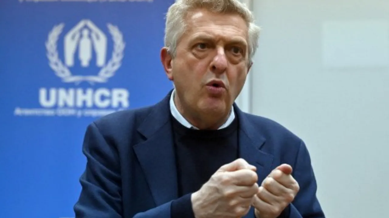  United Nations High Commissioner for Refugees chief Filippo Grandi Photograph:(AFP) 