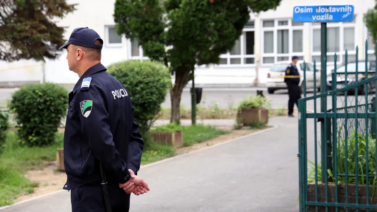 Bosnia school shooting Photograph:(AFP) 