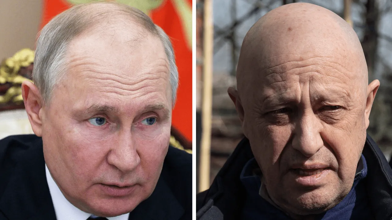  Kremlin and Wagner chief come face to face Photograph:(X) 