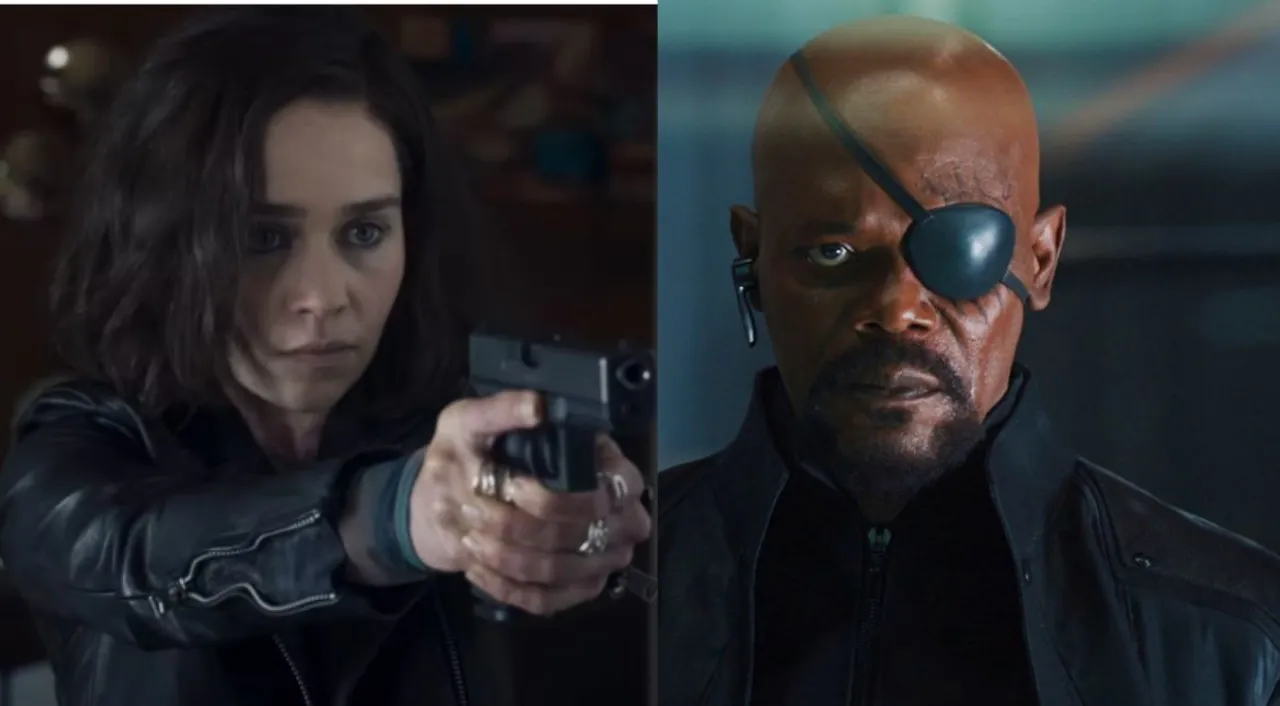  Emilia Clarke almost crashed into Samuel Jackson on Marvel set Photograph:(Instagram) 