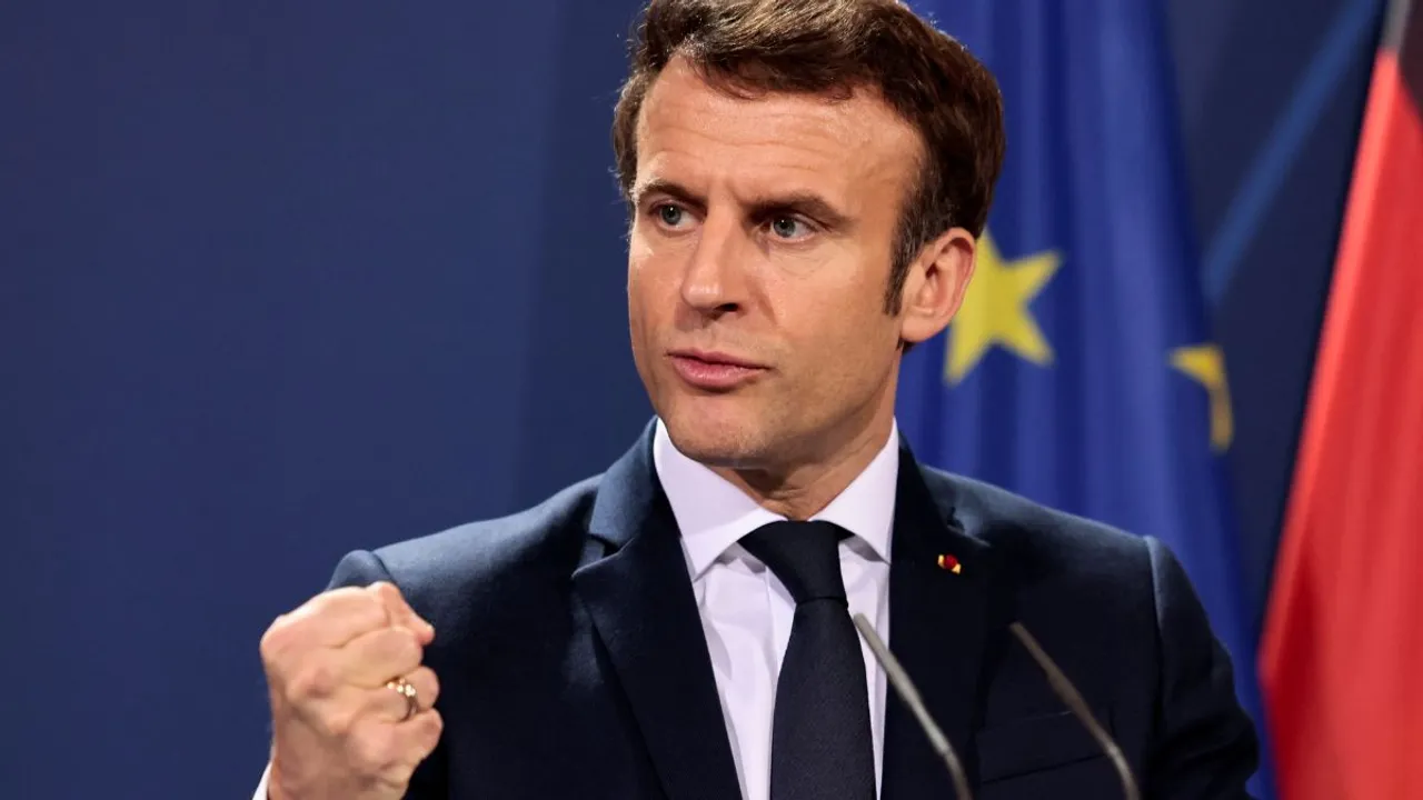   President Emmanuel Macron's camp has brought the contentious law Photograph:(Reuters) 