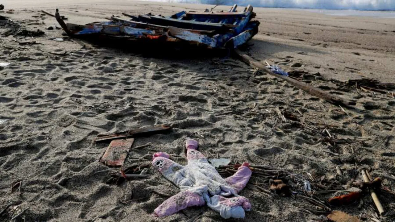  Nearly 300 children died trying to cross Mediterranean Photograph:(Reuters) 