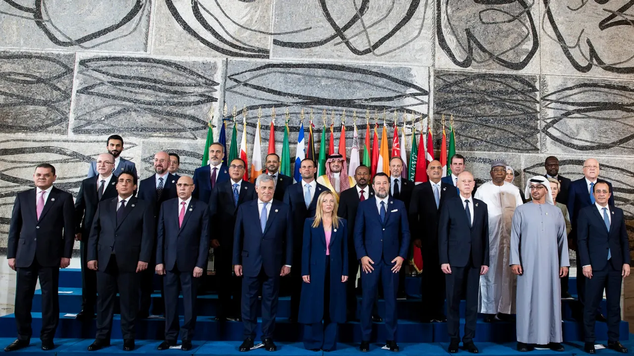  EU conference in Rome Photograph:(AFP) 