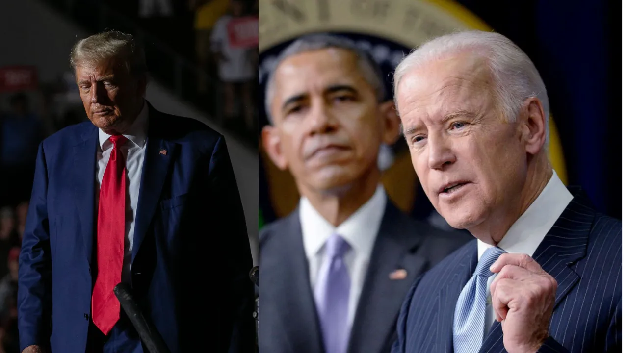  Obama Biden Photograph:(Reuters) 