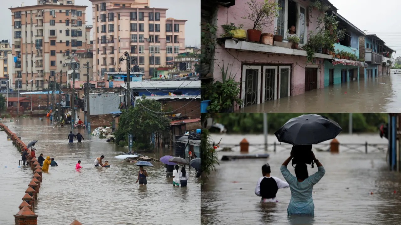  Nepal floods Photograph:(WION Web Team) 