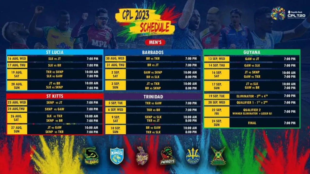  CPL 2023 Full Schedule  Photograph:(X) 