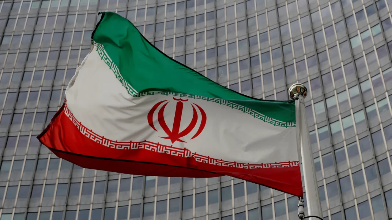  Iran flag Photograph:(Reuters) 