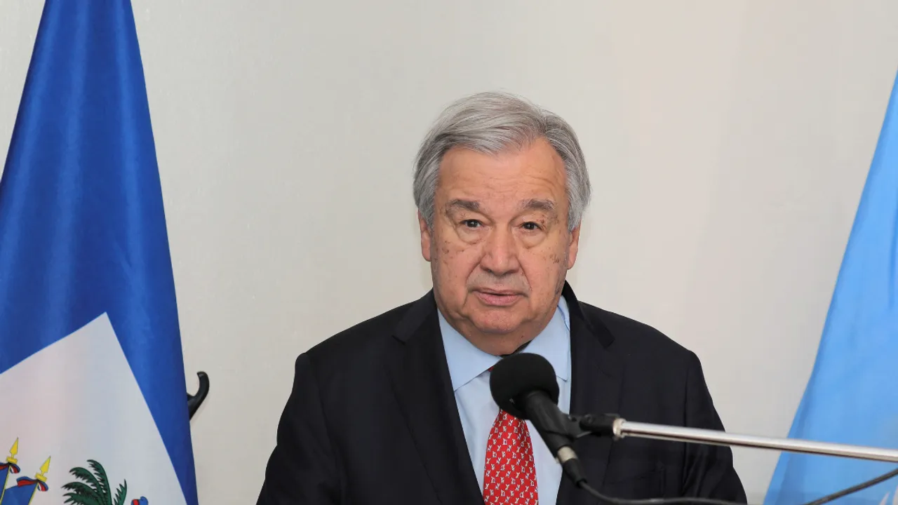  File photo of UN Secretary-General Antonio Guterres. Photograph:(Reuters) 