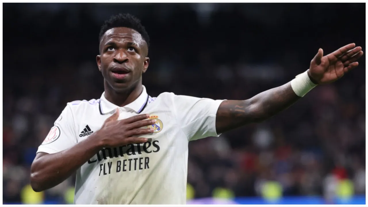 The Brazilian star has been repeatedly racially abused in Spain Photograph:(AFP) 