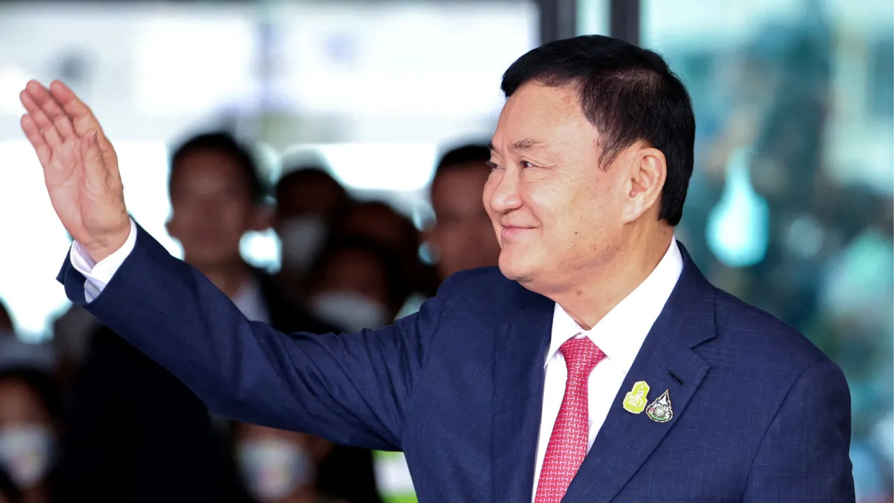  File photo of Thailand's jailed former prime minister Thaksin Shinawatra. Photograph:(AFP) 