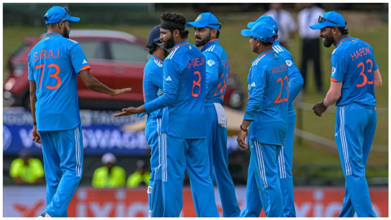  Ravindra Jadeja equals Irfan Pathan in ELITE LIST during India vs Nepal Asia Cup tie Photograph:(AFP) 