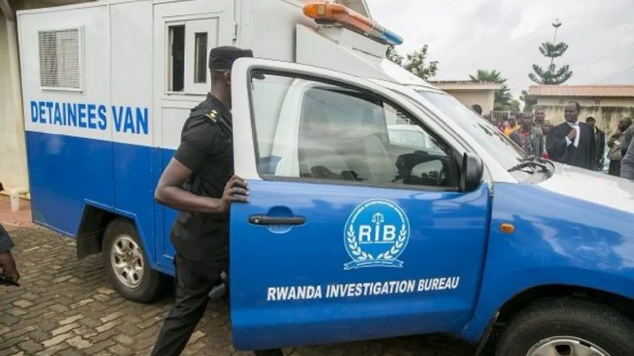  A van of Rwanda Investigation Bureau.  Photograph:(X) 